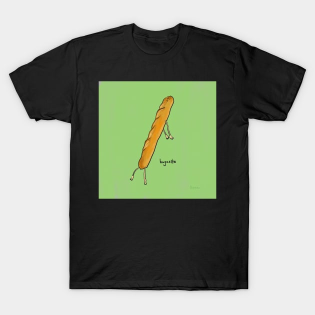 Spiritual Bread: Baguette T-Shirt by doteau